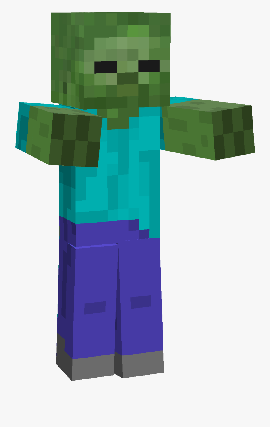 Minecraft Zombie , Free Transparent Clipart - ClipartKey