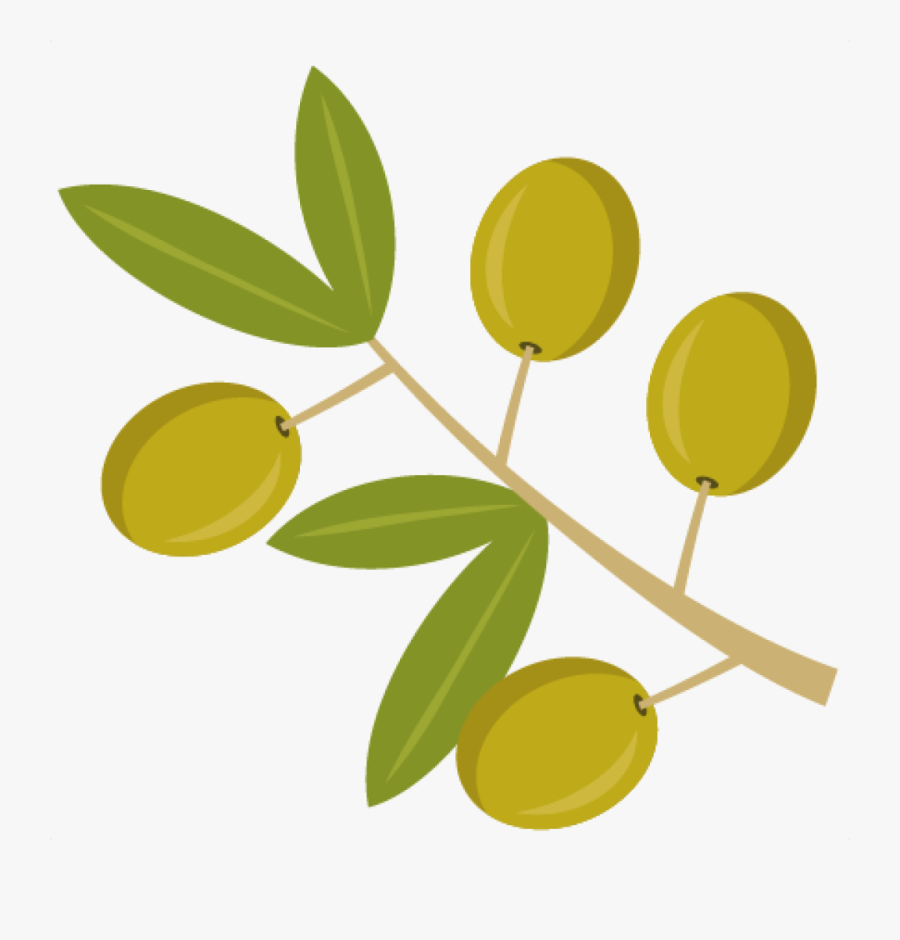 Watercolor Olive Branch Png - Olives Clipart, Transparent Clipart