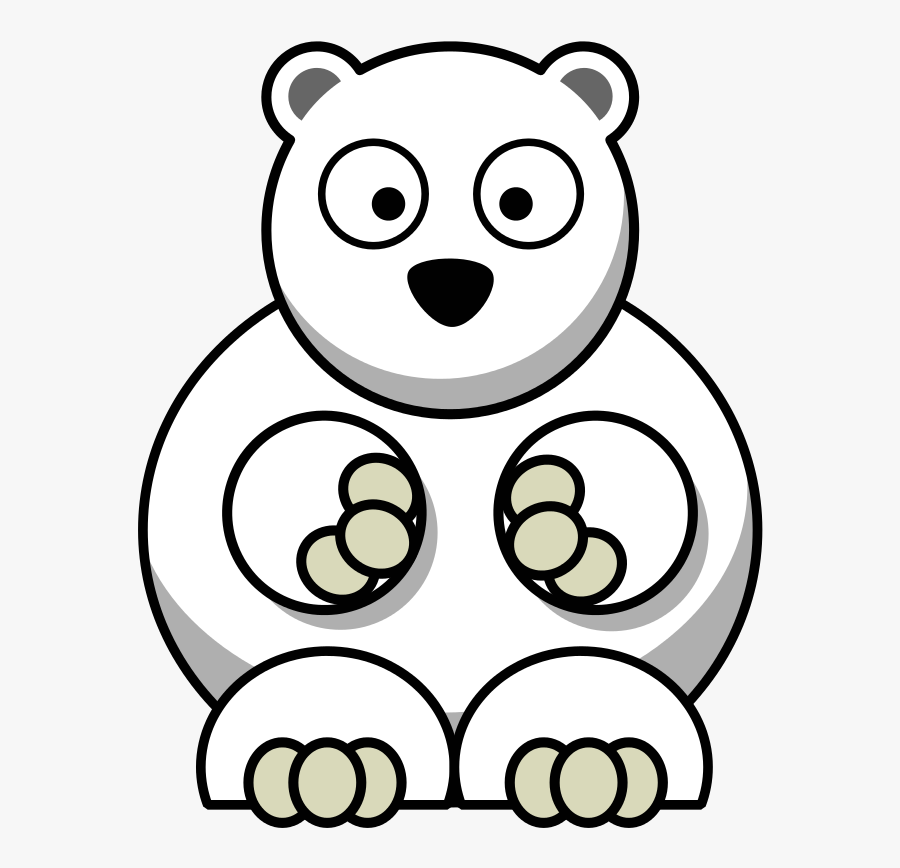 Polar Bear Cartoon Png, Transparent Clipart