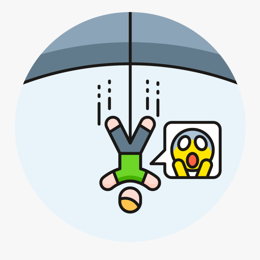 13 Bungee Jumping, Transparent Clipart