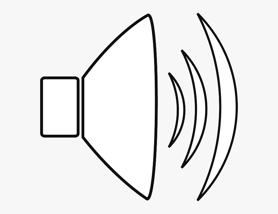 Loud Sound Speaker Volume Clipart - Speaker Phone Graphic White, Transparent Clipart