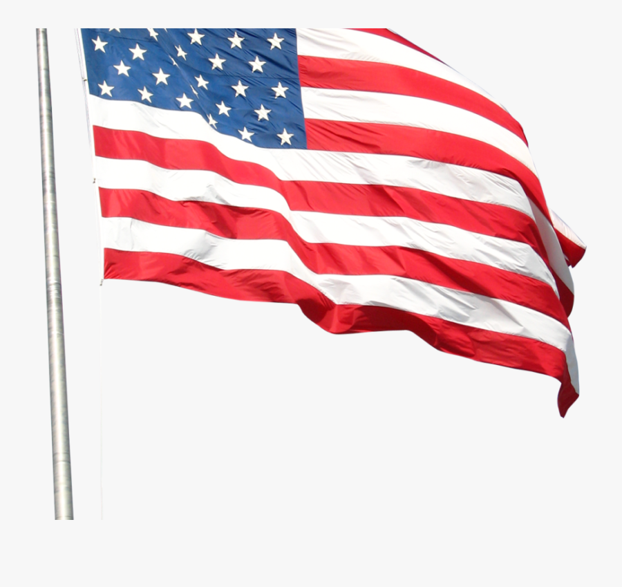 Transparent American Flag Pole Clipart - Transparent American Flag Pole Png, Transparent Clipart