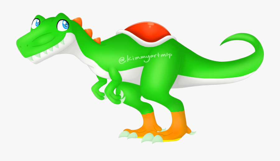 Yoshi T Rex By - Yoshi T Rex, Transparent Clipart