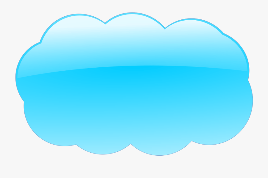 Internet Cloud Clipart - Sky Blue Cloud Clipart, Transparent Clipart