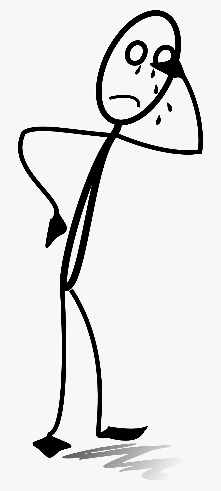 Sad Stick Figure Png , Free Transparent Clipart - ClipartKey