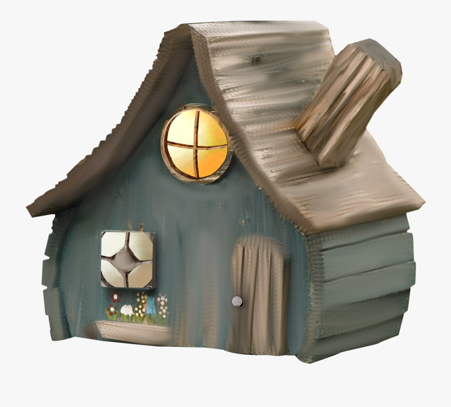 Hut Clipart Straw House - Fairy Tail House Png , Free Transparent
