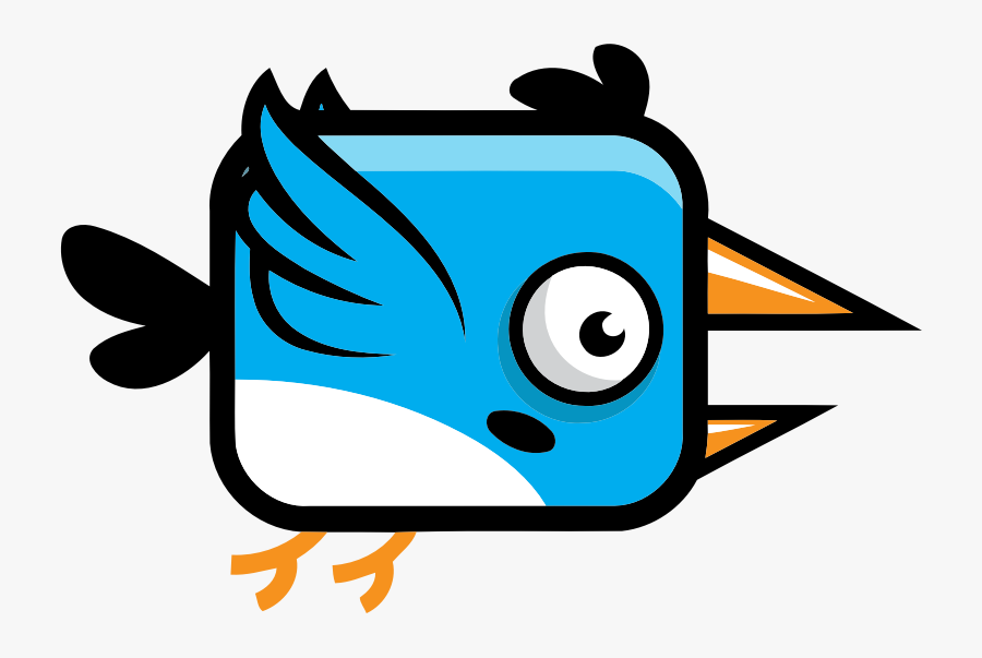 Flying Bird 22 - Flappy Bird Png Sprite, Transparent Clipart