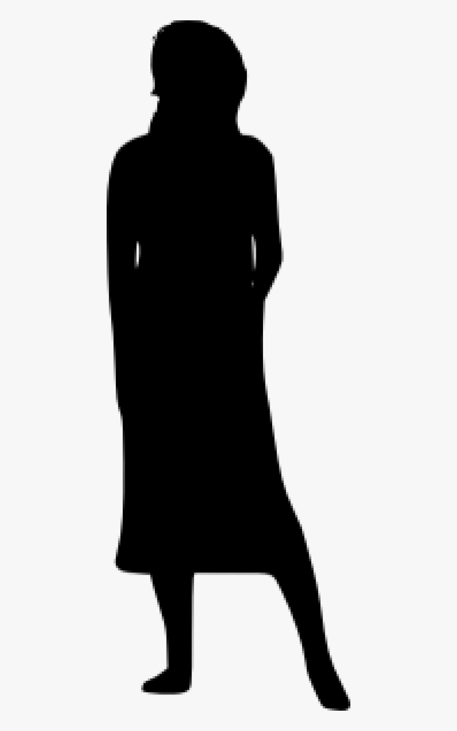 Free Png Woman Silhouette Png - Middle Aged Woman Silhouette , Free ...