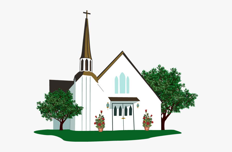 Free Church Wedding Chapel Clip Art - Transparent Background Church Clipart, Transparent Clipart