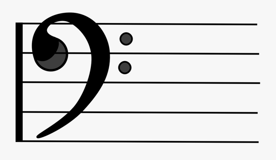 Bass Clef In Music, Transparent Clipart