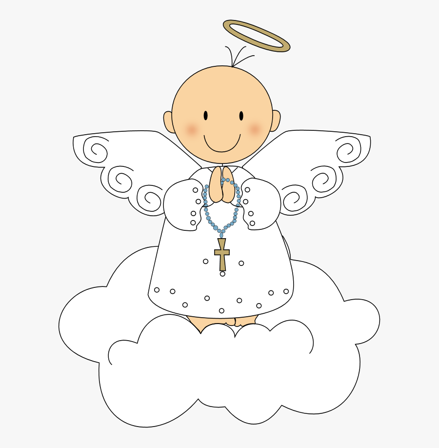 Pin By Jeny Chique - Dibujo Angelitos De Bautizo, Transparent Clipart