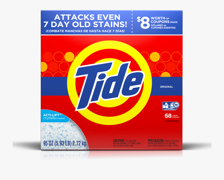 Transparent Laundromat Clipart - Tide Detergent, Transparent Clipart