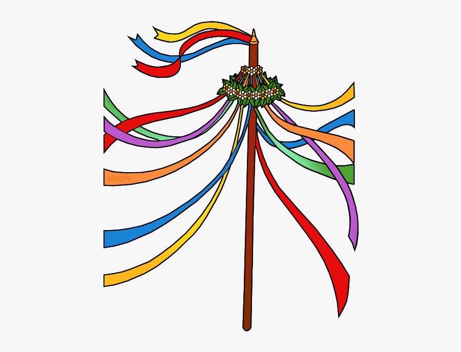 Maypole Clipart Free Holiday Clip Art Phillip Martin - May Day Clip Art, Transparent Clipart