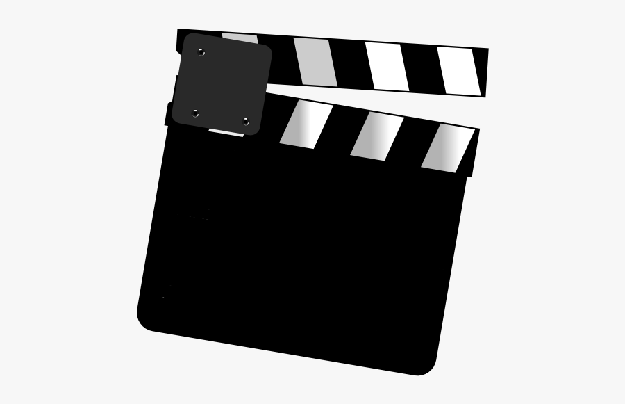 Movie Clapper Board, Transparent Clipart