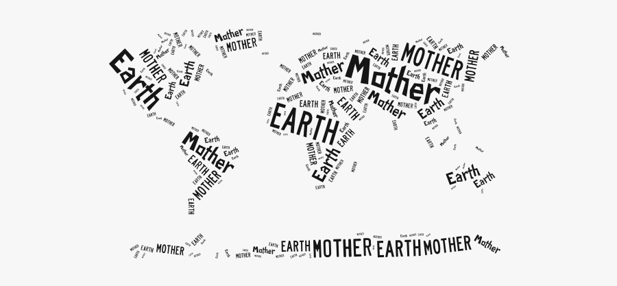 Mother Earth Text - Celebro Media, Transparent Clipart