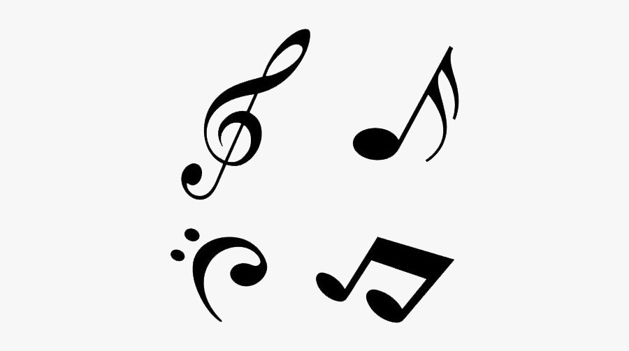 Musical Note Clip Art - Transparent Clear Background Music Notes Clipart, Transparent Clipart