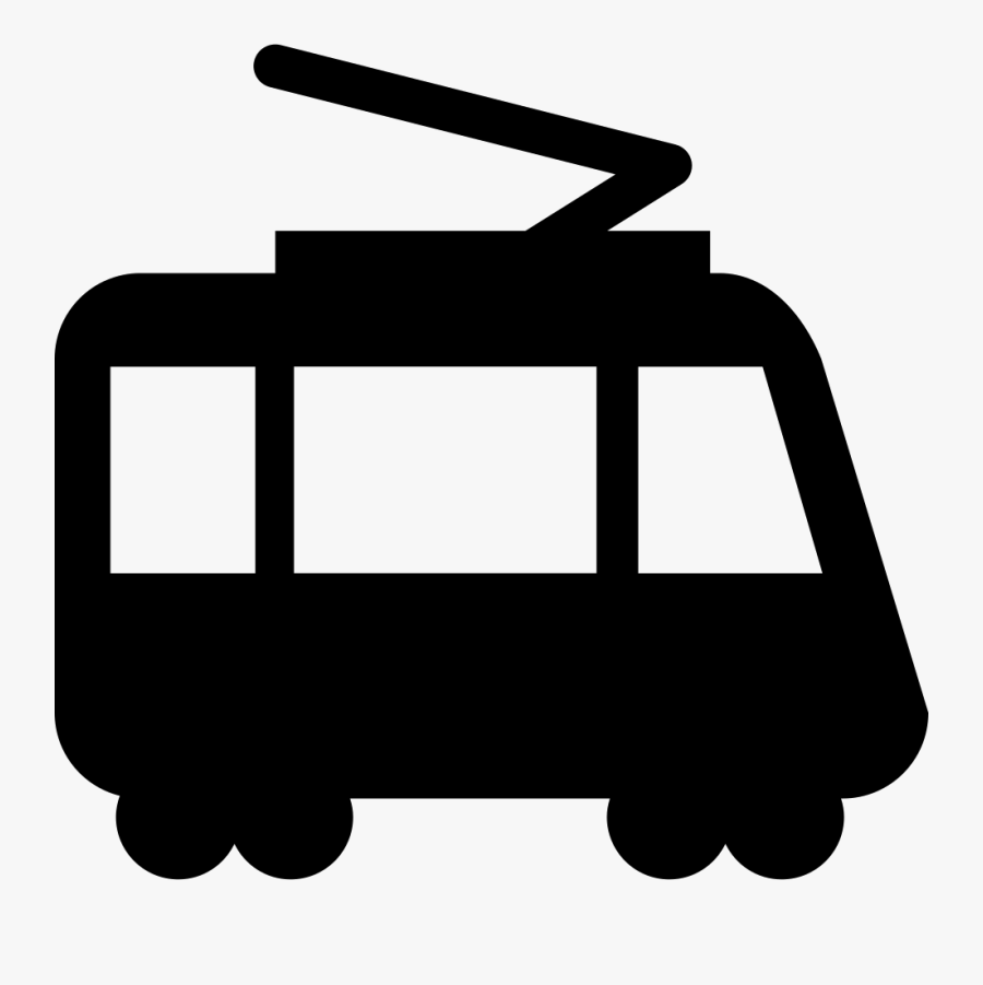 Trolley Clipart , Png Download - Tram Icon Svg, Transparent Clipart