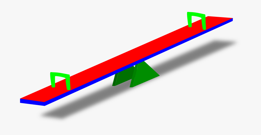 See-saw - Clip Art See Saw, Transparent Clipart