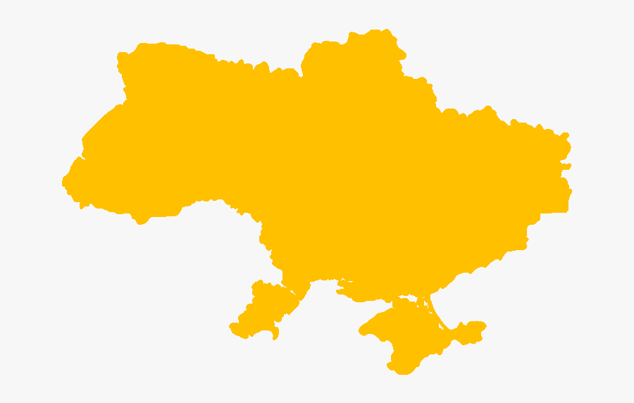 Ukraine Map Vector Clipart , Png Download - Ukraine Flag And Map, Transparent Clipart