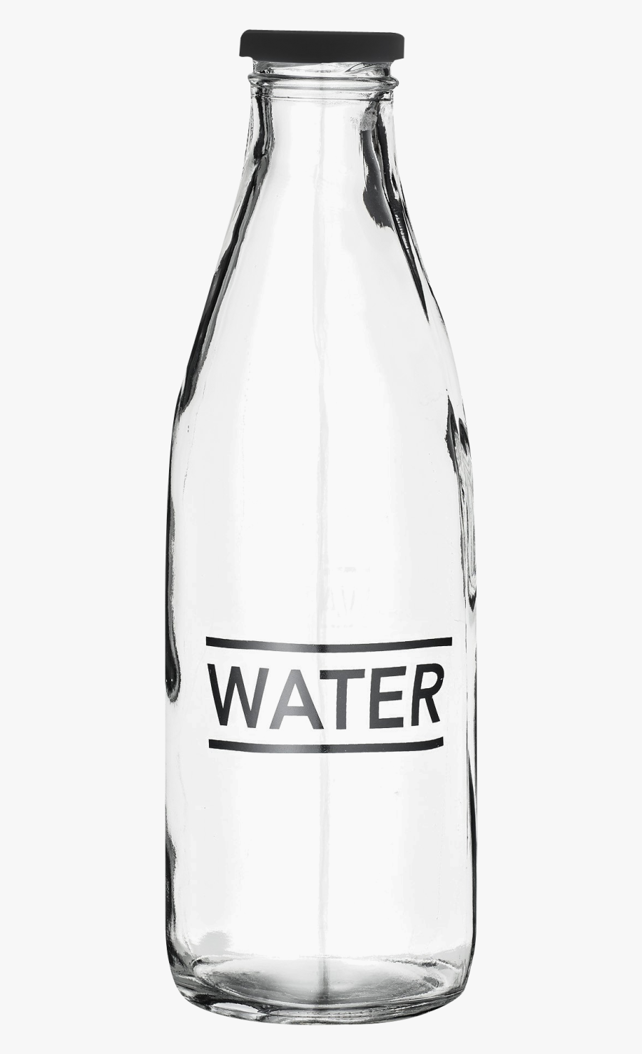 Glass Water Bottle Png Image - Glass Water Bottle Transparent, Transparent Clipart