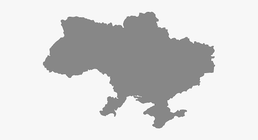 Map Of Ukraine Black, Transparent Clipart