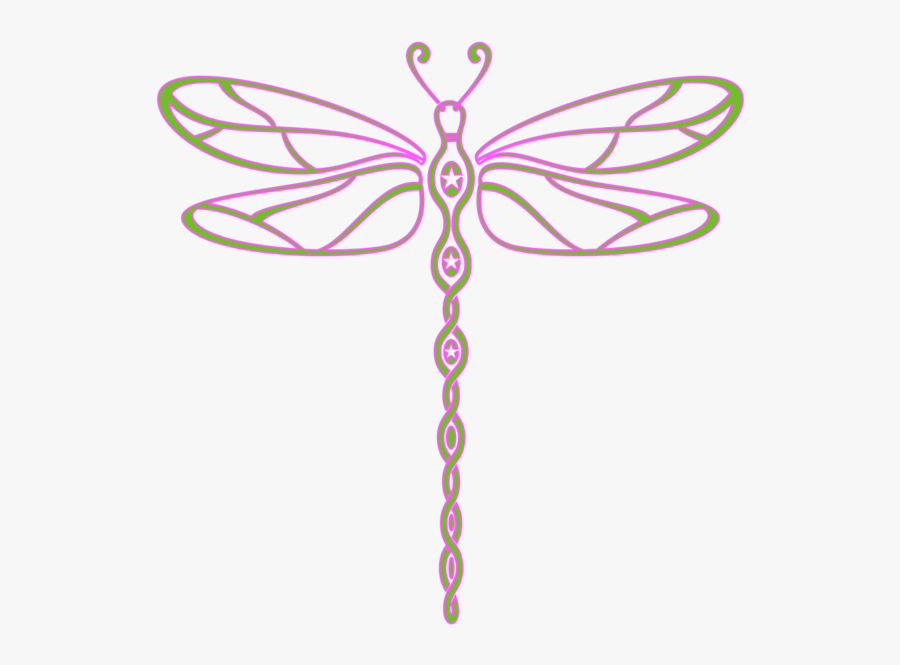 Dragonfly Clipart Borders - Symbol Native American Dragonfly, Transparent Clipart