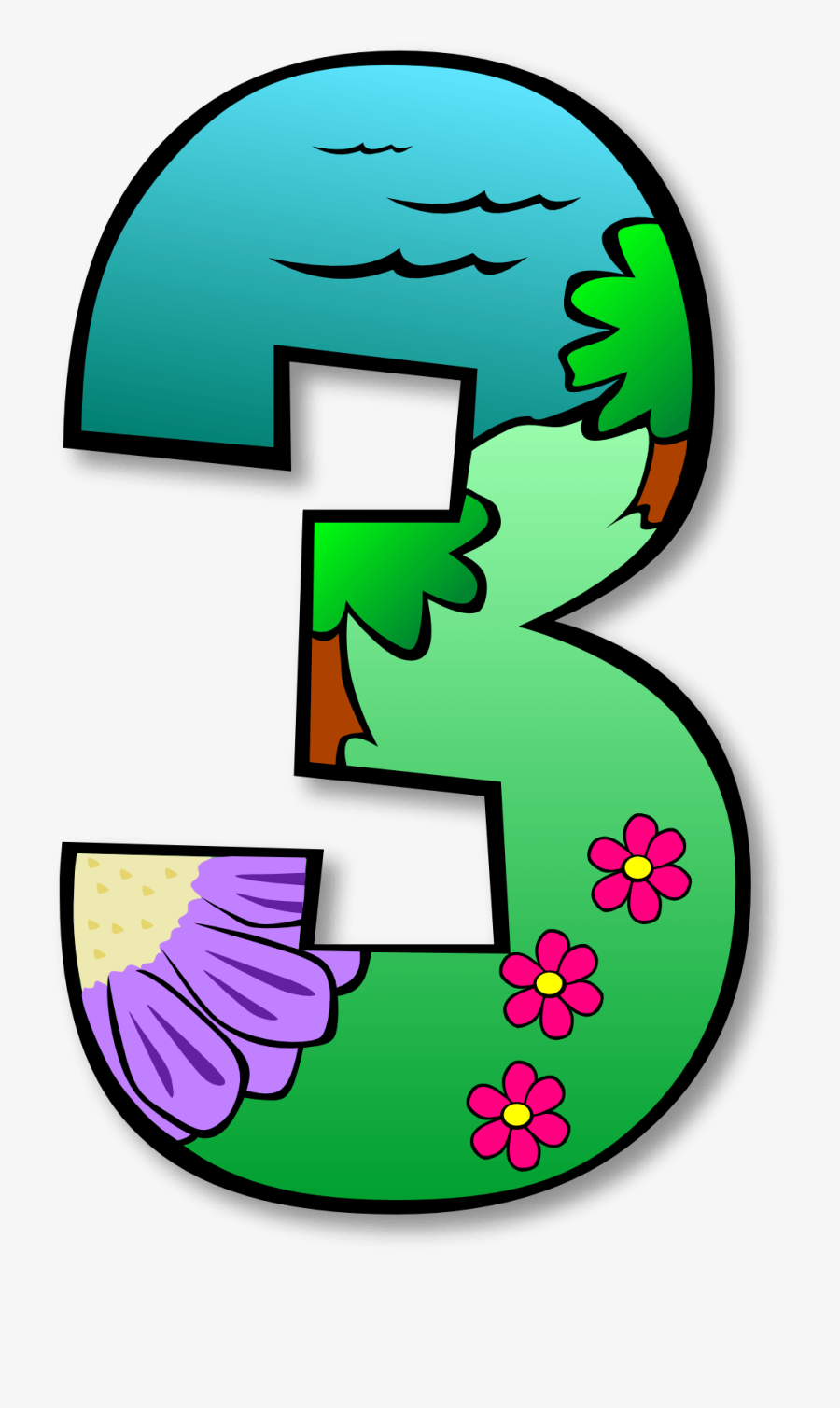 Numbers Clip Art Number - Numbers 1 Clipart, Transparent Clipart