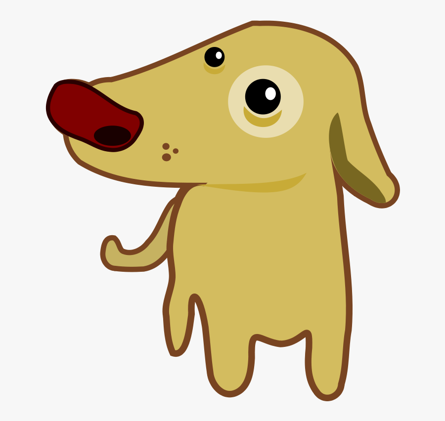 Art Dog Svg Clip Arts - Perro Transparent Background Cartoon, Transparent Clipart