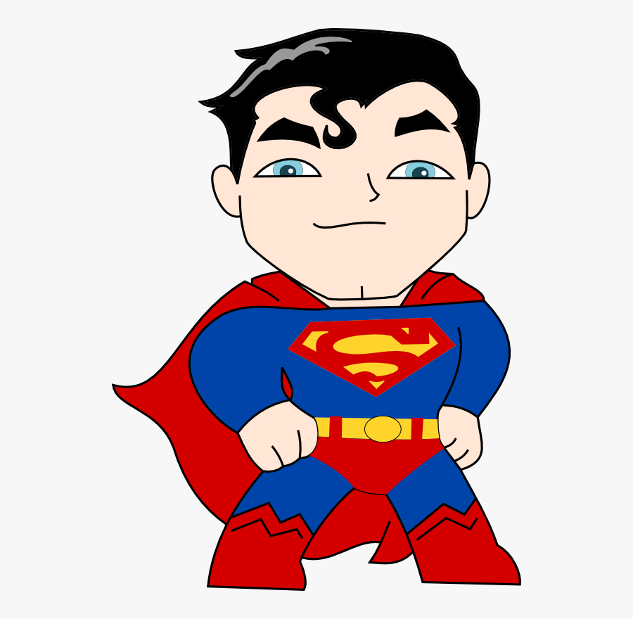 Look Up In The Sky It"s A Bird It"s A Plane It"s - Superman Chibi Png, Transparent Clipart