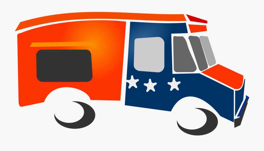 Food Truck Cartoon Png, Transparent Clipart