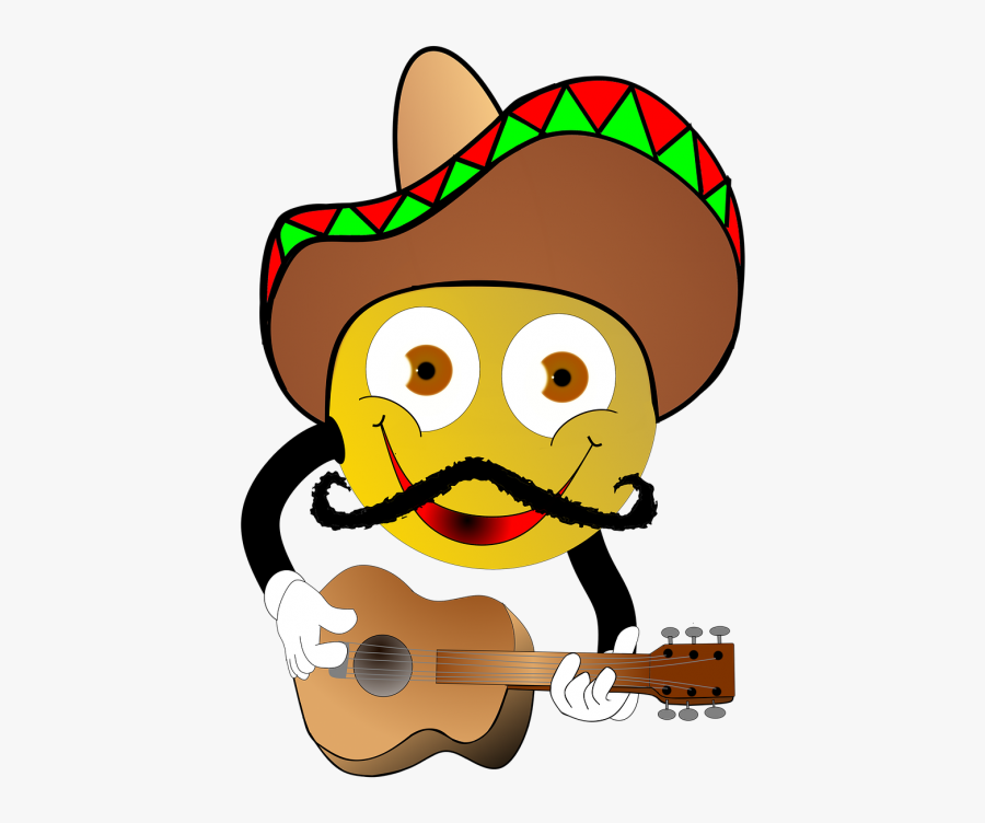 Transparent Mexican Sombrero Clipart - Emoji Mexico, Transparent Clipart
