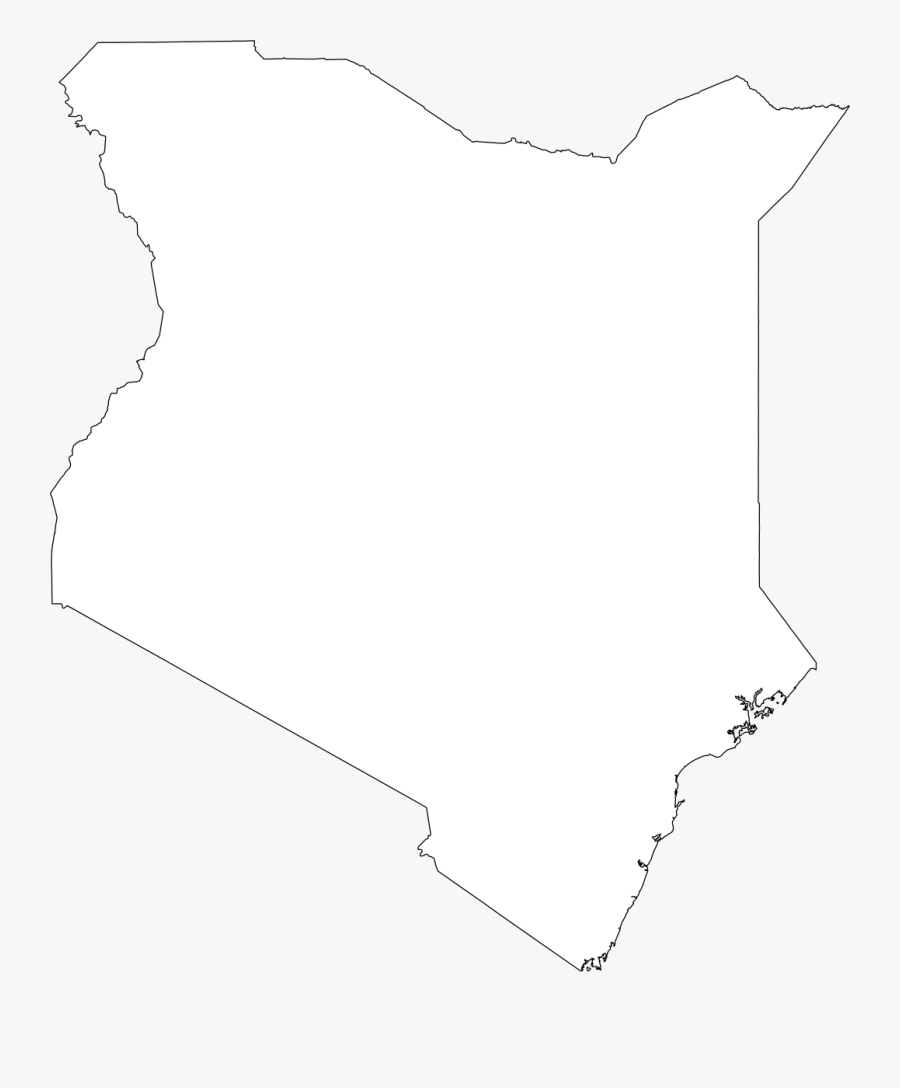 Kenya Outline - Kenya Map Outline Png, Transparent Clipart