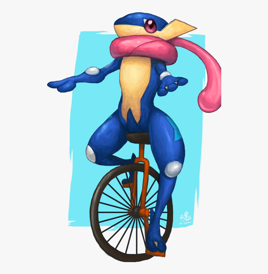 Clipart Bike Fell Off - Dat Greninja, Transparent Clipart