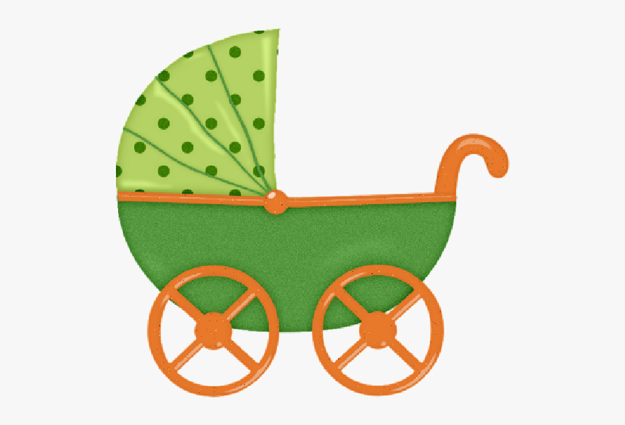 Baby Carriage - Green Baby Stroller Clipart, Transparent Clipart