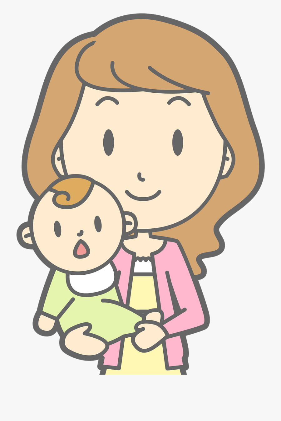 Mom And Baby Clipart, Transparent Clipart