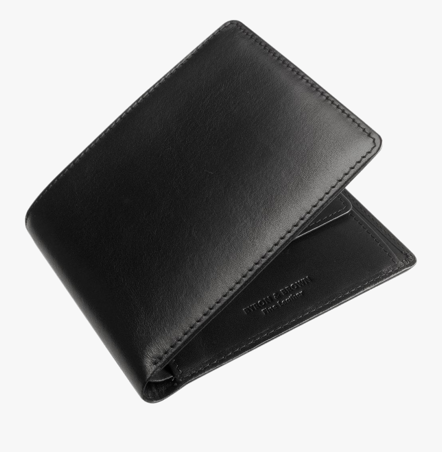 Black Png Image - Transparent Background Leather Wallet Png, Transparent Clipart