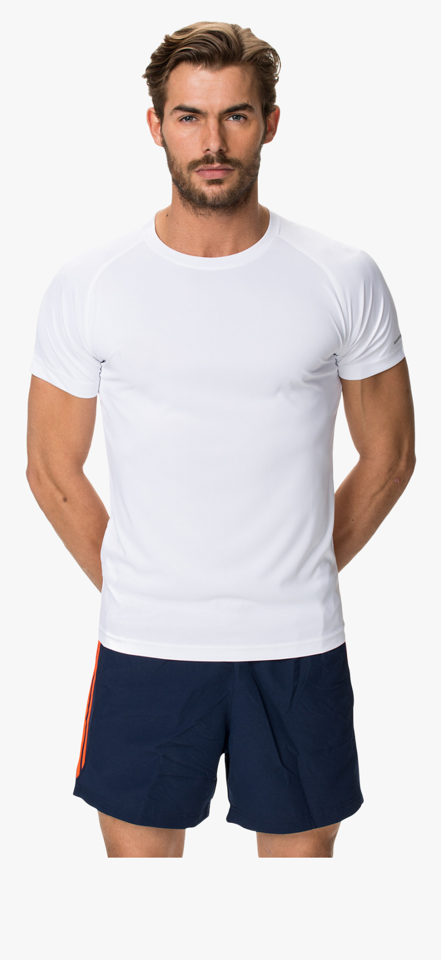 Transparent Handsome Guy Clipart - Man White T Shirt Png, Transparent Clipart