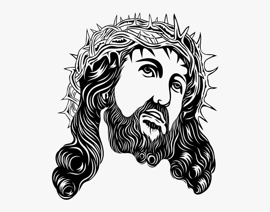 Jesus Christ Line Art , Free Transparent Clipart ClipartKey