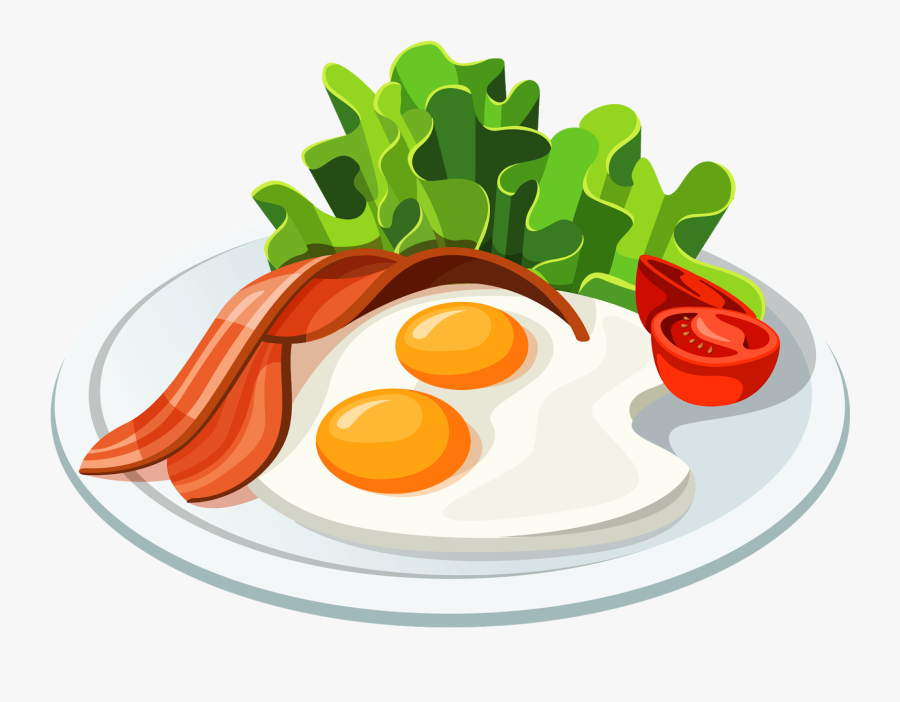 Breakfast Food Clipart - Transparent Food Vector Png, Transparent Clipart