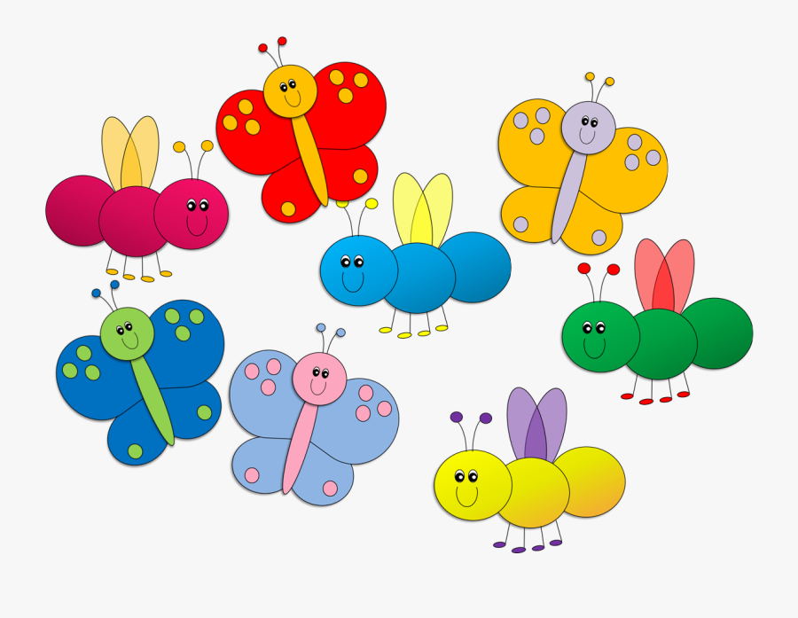 Garden Clipart Spring Garden - Spring Bugs Clip Art, Transparent Clipart