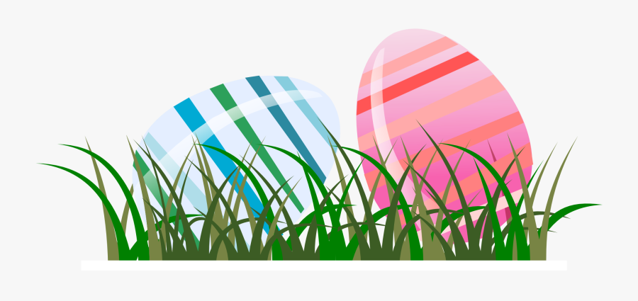 Easter Eggs Gras Transparent, Transparent Clipart