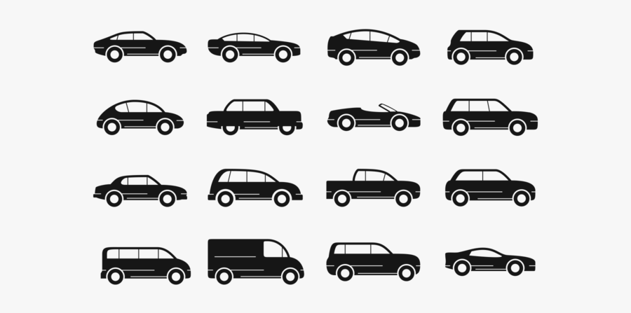 Carros Icons Vector - Car Vector Png, Transparent Clipart