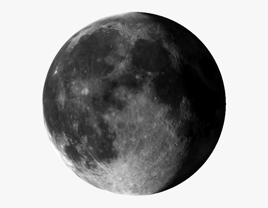 3d Earthu0027s Moon - Black Moon Png, Transparent Clipart