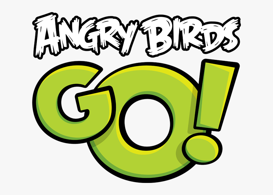 New "angry Birds Go - Angry Birds Go Logo, Transparent Clipart