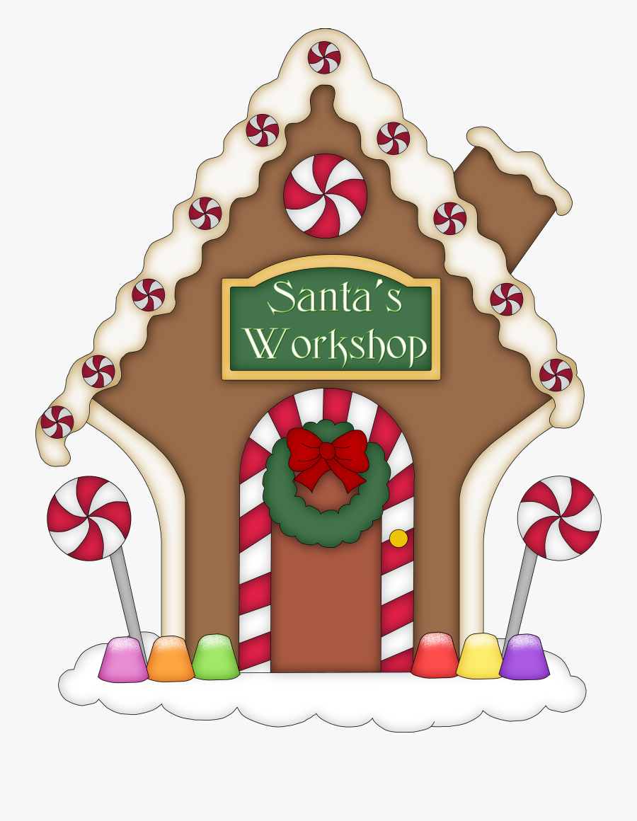 Christmas Gingerbread House Clipart, Transparent Clipart