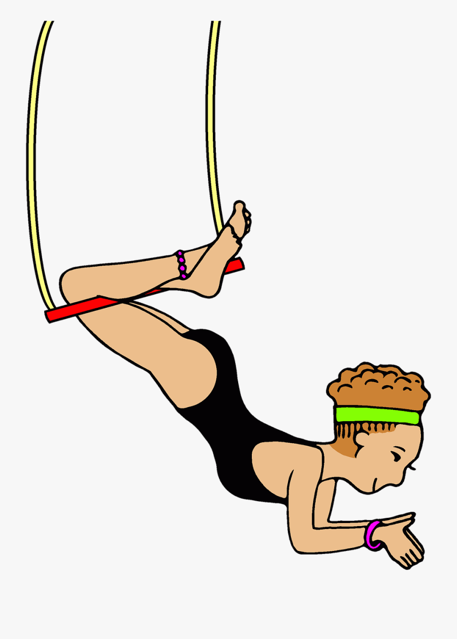Circus Acrobat Trapeze Free Photo - Circus Trapeze Artist Cartoon ...