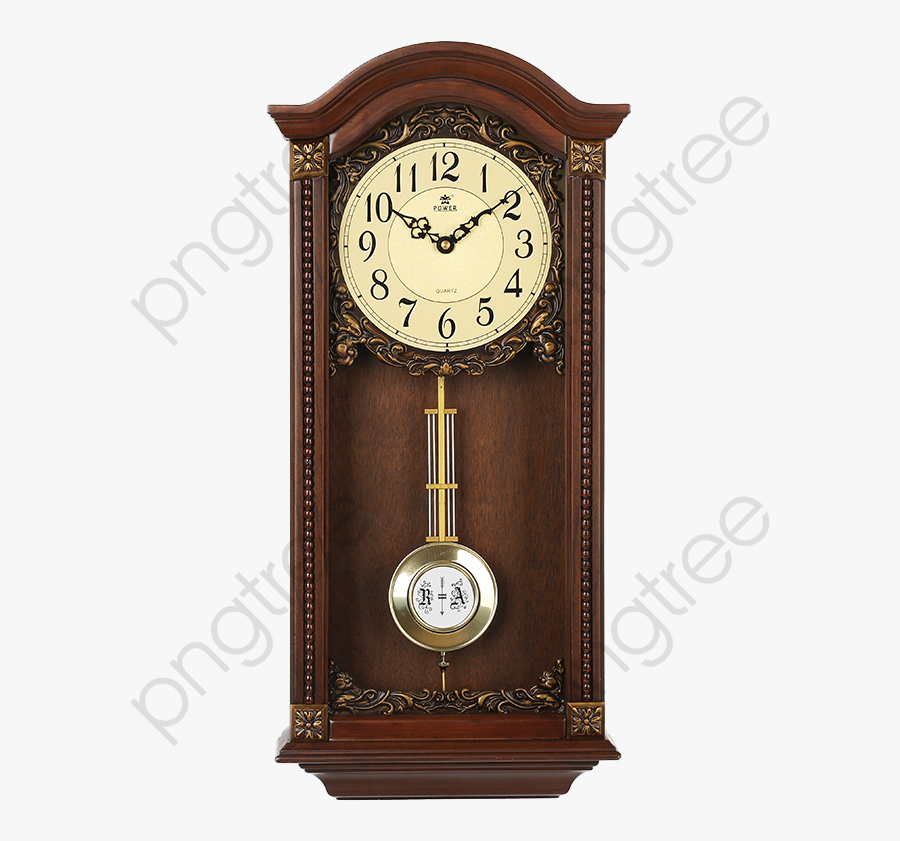 Transparent Clock Clipart Png - Vintage Wall Clock Png, Transparent Clipart