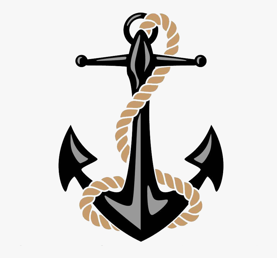 Rope Vector Anchor - Transparent Anchor With Rope, Transparent Clipart