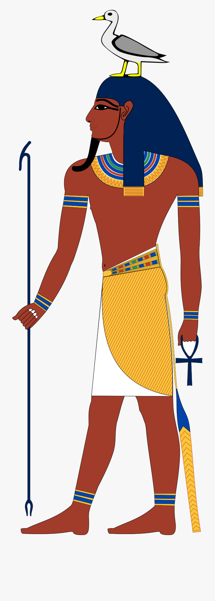 Transparent Founding Fathers Clipart - Atum Egyptian God, Transparent Clipart