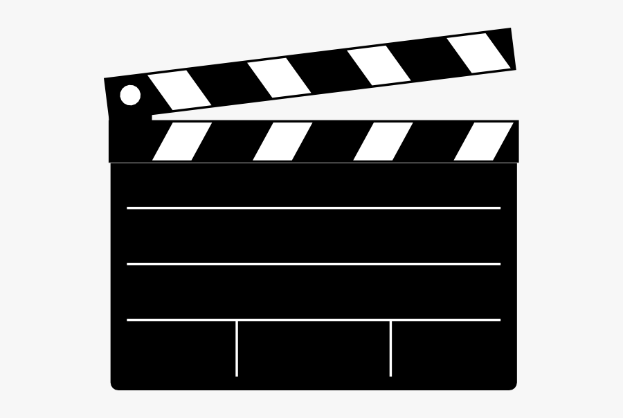 Movie Clapper Clipart, Transparent Clipart